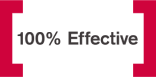 100% Effective