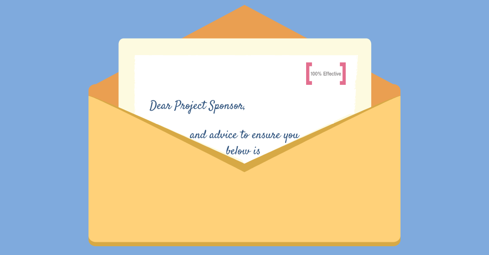 Open letter to a Project Sponsor.