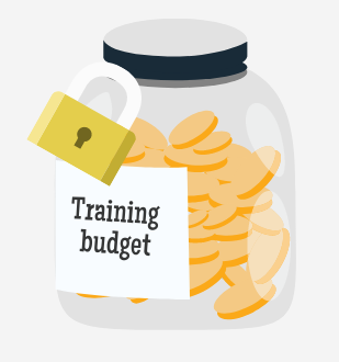 Training budget, money