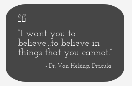 Van Helsing Quotation. 