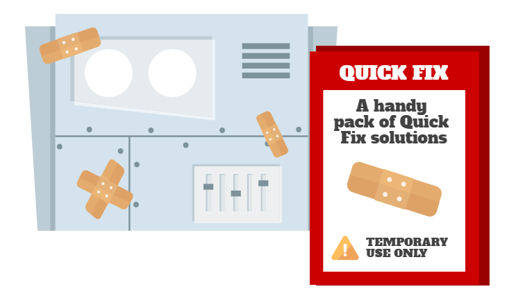 Quick Fix solutions. 