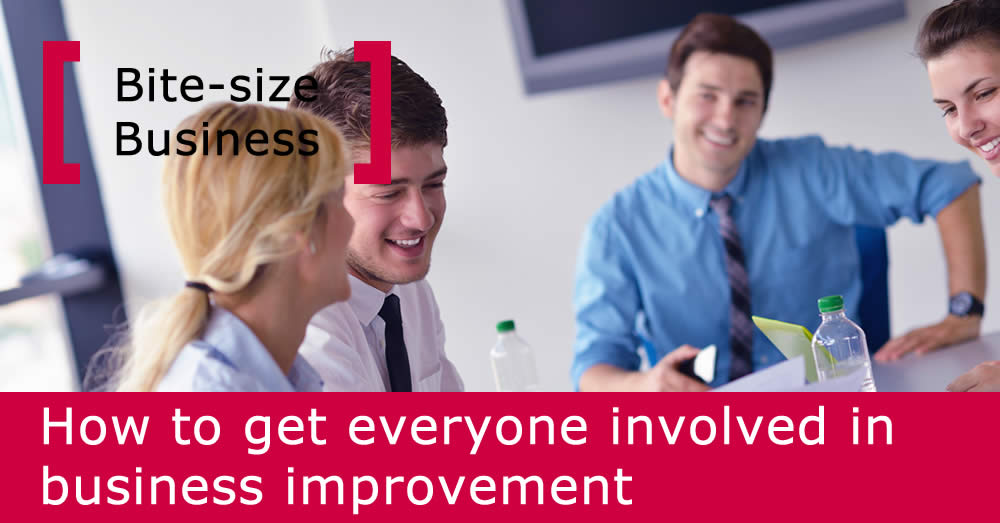 Bite Size Business: How to get everyone involved in business improvement