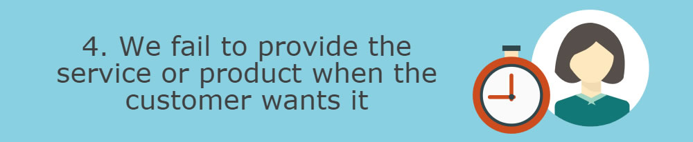 We don't provide it when the customer wants it