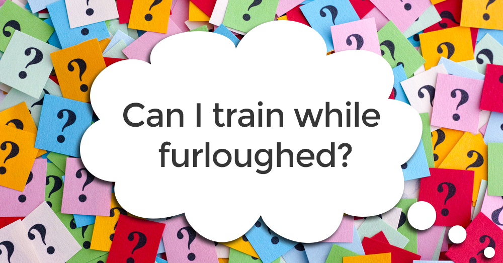 Can I train while furloughed?