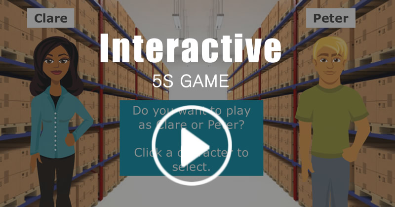 Online Interactive Lean 5S Game